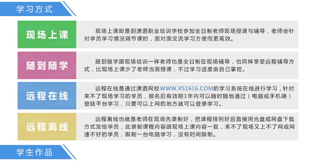 潇洒培训欢迎你