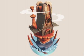 zbrush场景如何建造？一个平平无奇的小房子，技巧如此之多开始步骤一：创建基础网格步骤二：在zbrush中雕刻细节步骤三：制作泡沫步骤四：雕刻鱼步骤五：合成步骤六：纹理和着色步骤七：灯光和BPR通行证步骤八：Photoshop合成