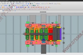 五金汽车模具结构图纸0078