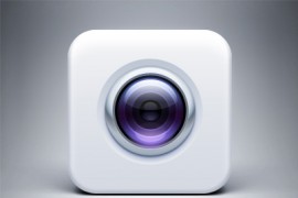 Photoshop制作清新的方形相机图标教程(图文教程)