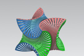 UG建模空间艺术结构设计，建议收藏