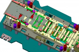 冲压汽车模具结构图纸0004