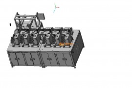 自动上料六工位循环贴膜贴标机