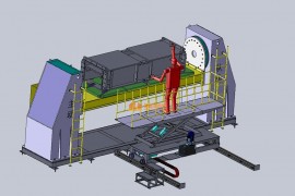 大型转载机变位焊接机*