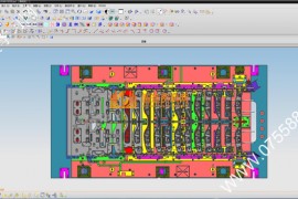五金汽车模具结构图纸0020