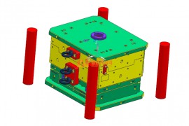 塑胶汽车模具设计结构图纸0010