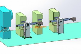 金属件自动冲压线