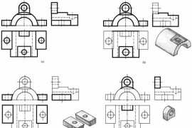 机械制图教程-(4.4)看组合体投影图（图文教程）