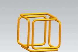 来学习一下UG做空间方块管道艺术品的两种方法