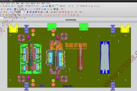 五金汽车模具结构图纸0072
