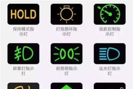 汽车内所有指示标志灯秒懂图值得收藏