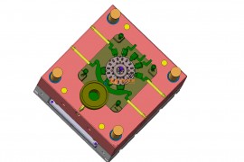 塑胶模具设计结构图纸0173