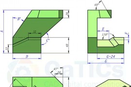 UG10.0建模实例之异形台架的三维造型（图文）