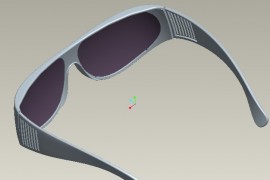 Pro/E太阳镜教程－太阳镜模型下载（图文教程）