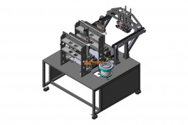 凸轮轴支撑瓦盖拧紧机 非标自动化设备