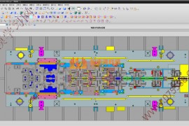 五金汽车模具结构图纸0083