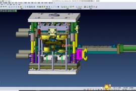 油缸带动齿条脱螺纹模具01