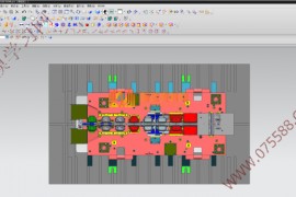 五金汽车模具结构图纸0044