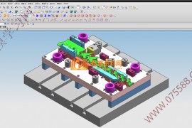 五金汽车模具结构图纸0024