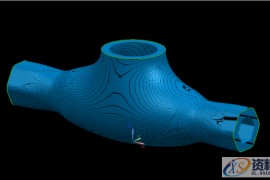 ug塑胶模具设计－绘制水管三通技巧