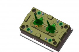 塑胶模具设计结构图纸0105