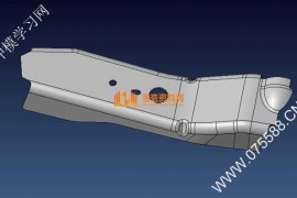 汽车冲压零部件产品图纸0009