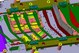 冲压汽车模具结构图纸0023