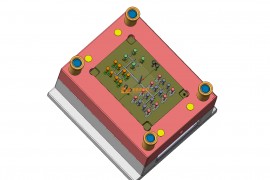 塑胶模具设计结构图纸0134