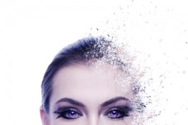 Photoshop给美女脸部增加打散颗粒教程(图文教程)