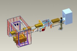 封箱打包码垛流水线
