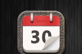 PS教程！教你绘制一枚经典的写实日历图标(图文教程)