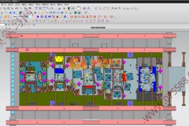 五金汽车模具结构图纸0075