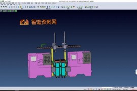 CNC数控车床机械手（自动化双臂型机械手）