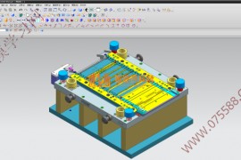 五金汽车模具结构图纸0021