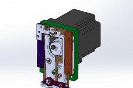 步进式凸轮连杆送料机构