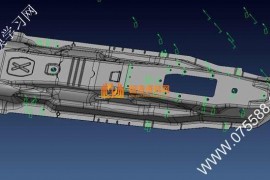 汽车件钣金产品图纸0025