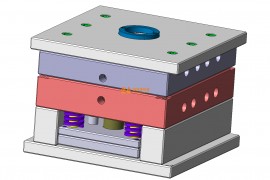 塑胶模具设计结构图纸0175