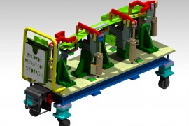 轿车前防撞梁内板焊装夹具