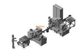 全自动无心磨床流水线
