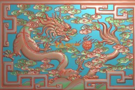 九龙罗汉床背板119