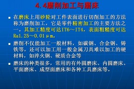 磨削加工与磨床的基础知识，金属加工机床和加工工艺学习