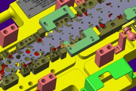 冲压汽车模具结构图纸0011