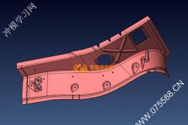 汽车件钣金产品图纸0031