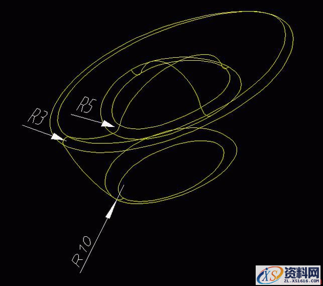 CAD绘制三维元宝(图文教程),教你如何用CAD绘制三维元宝,椭圆,下图,参考,我们,元宝,第21张