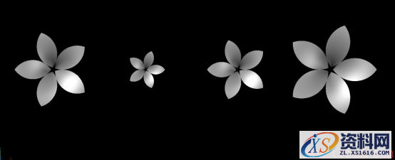 CAD建模鲜花(图文教程),CAD绘制三维鲜花教程408.png,如图,旋转,绘制,步骤,二维,第9张