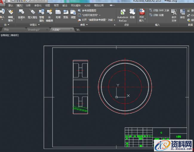 AutoCAD2018绘制齿轮零件图(图文教程),AutoCAD2018绘制齿轮零件图,绘制,齿轮,齿根,实线,分度,第1张