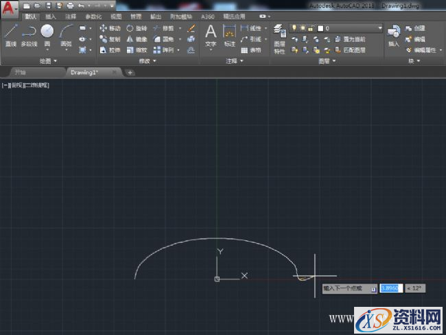 利用EXCEL公式计算坐标点在AutoCAD2018中画曲线(图文教程),利用EXCEL公式计算坐标点在AutoCAD2018中画曲线,公式,标值,曲线,输入,AutoCAD2018,第6张
