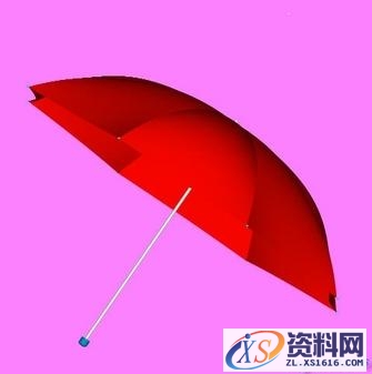 AutoCAD教程_雨伞（图文教程）,AutoCAD教程_雨伞,如图,八边形,圆弧,曲面,边界,第13张