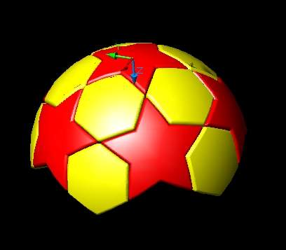 用AutoCAD五星足球三维建模（图文教程）,用AutoCAD五星足球三维建模,六边形,如图,五星,倒角,图形,第9张