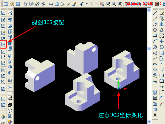 AutoCAD平面摄影出三视图_模型里转_2007版本以上（图文教程）,AutoCAD平面摄影出三视图_模型里转_2007版本以上,三视图,三维,实体,命令,线型,第9张